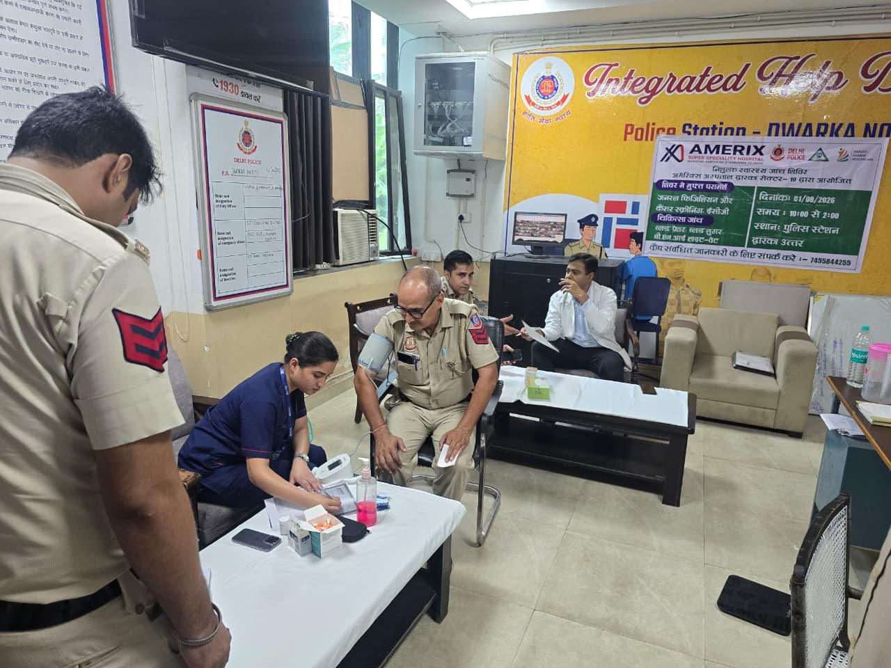 Hospital entrance and patient admission assistance by Swasth Bharat Healthcare